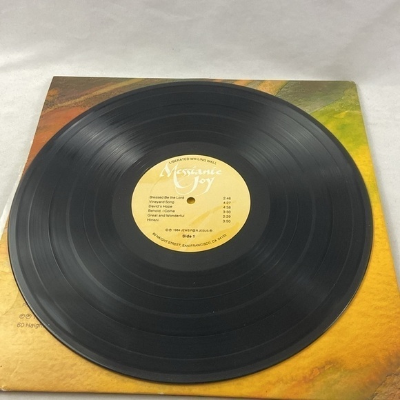 Liberated Wailing Wall Messianic Way 1984 Jews For Jesus Vinyl Record LP - Picture 9 of 13